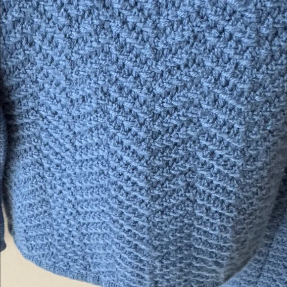 Bloomingdale's Dusty Blue Knit Button-Front Jacket/Cardigan - Picture 7 of 7